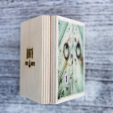 Three Sisters Mountains <br>Birch Wood Photo Coaster <br> 4x4" Matte Finish