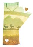 Manitoba Love Magnet <br> Choose from 12 Styles!