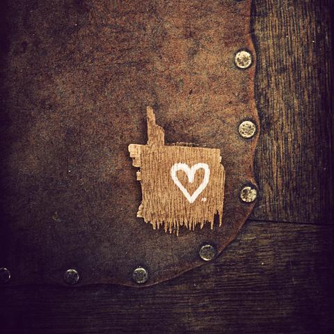 Discontinued Print <br>Tiny Heart on Tack Barn Chair<br> Archival Fine Art Chromogenic Print