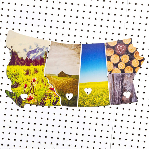 4 Province Collection No. 3 <br> Photos on Birch Wood Panels<br> SHIPS FREE
